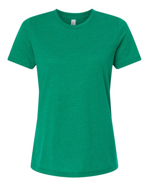 Women’s Relaxed Fit Triblend Tee - Kelly Triblend Front