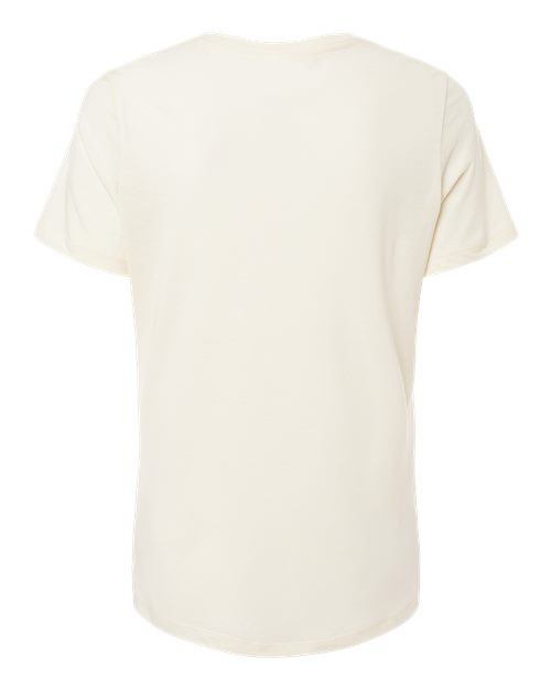 Women’s Relaxed Fit Triblend Tee - Solid Natural Triblend Back
