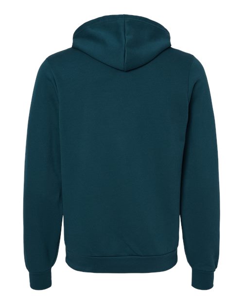 Unisex Sponge Fleece Hoodie Sweatshirt - Atlantic Back
