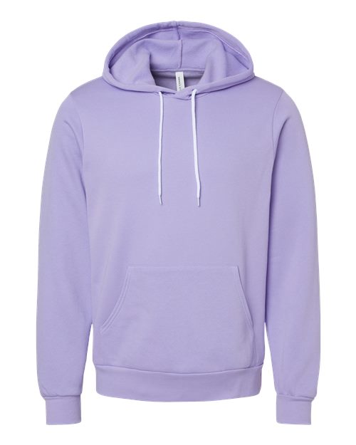 Unisex Sponge Fleece Hoodie Sweatshirt - Dark Lavender Front