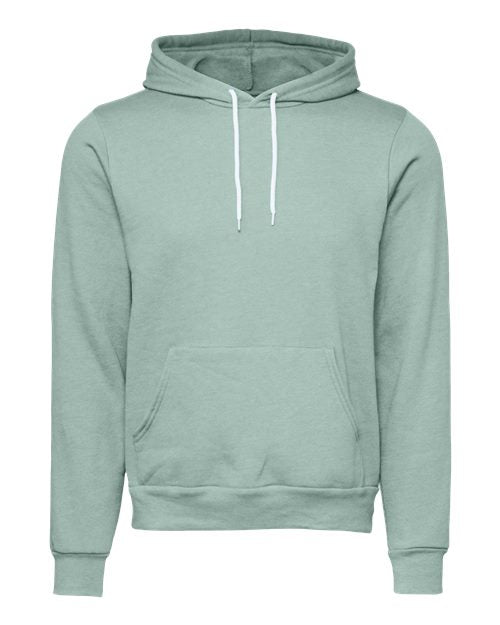 BELLA + CANVAS Unisex Sponge Fleece Hoodie Sweatshirt - Dusty Blue Front