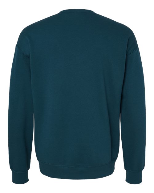 Unisex Sponge Fleece Drop Shoulder Crewneck Sweatshirt - Atlantic Back