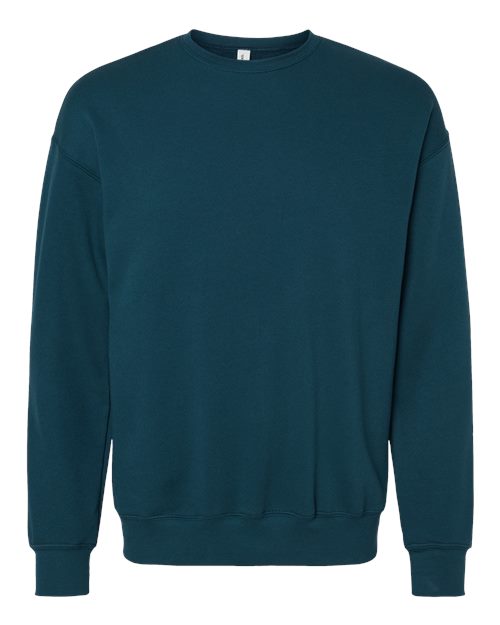 Unisex Sponge Fleece Drop Shoulder Crewneck Sweatshirt - Atlantic Front