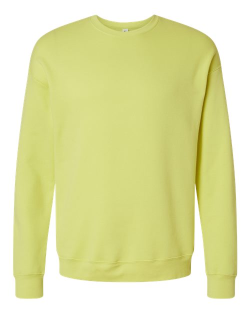 Unisex Sponge Fleece Drop Shoulder Crewneck Sweatshirt - Strobe Front