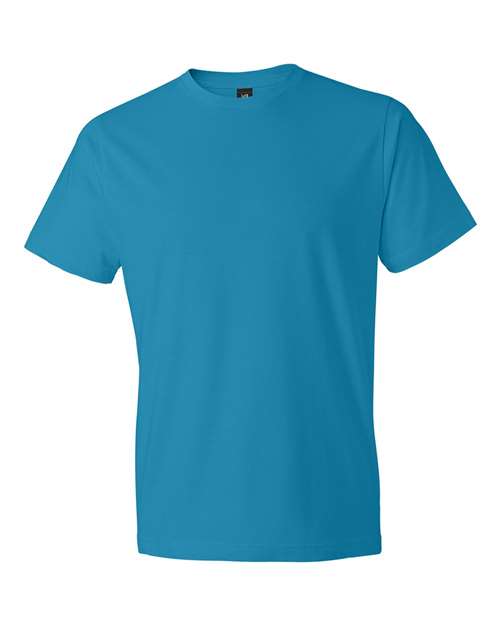 Gildan Unisex Softstyle® Lightweight T-Shirt - Caribbean Blue Front