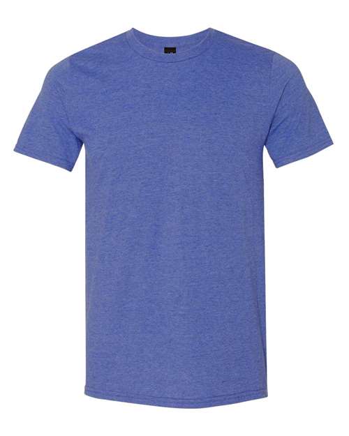 Gildan Unisex Softstyle® Lightweight T-Shirt - Heather Blue Front