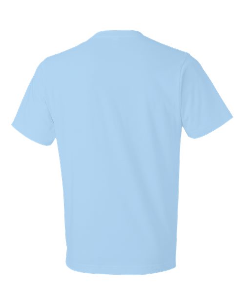 Unisex Softstyle® Lightweight T-Shirt - Baby Blue Back