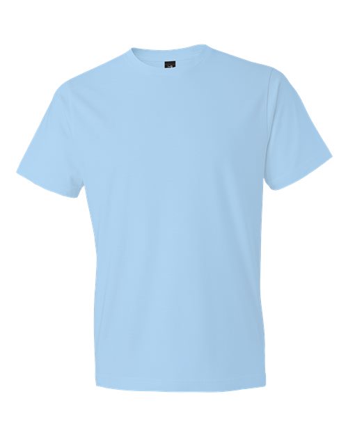 Unisex Softstyle® Lightweight T-Shirt - Baby Blue Front