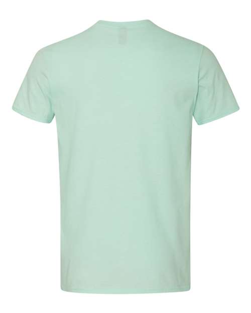 Unisex Softstyle® Lightweight T-Shirt - Teal Ice Back