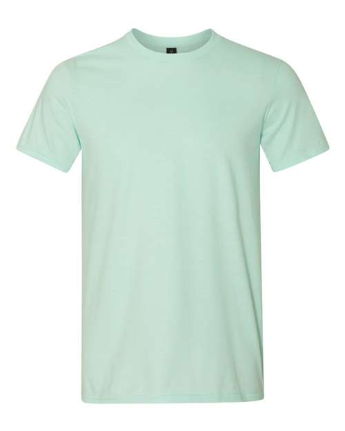 Unisex Softstyle® Lightweight T-Shirt - Teal Ice Front