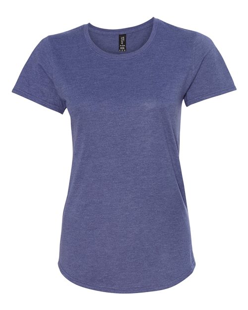 Women's Softstyle® Triblend T-Shirt - Heather Blue Front