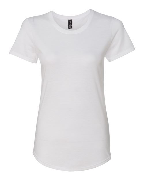 Women's Softstyle® Triblend T-Shirt - White Front
