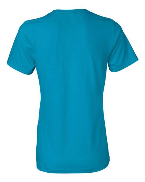 Women's Softstyle® Lightweight T-Shirt - Caribbean Blue Back