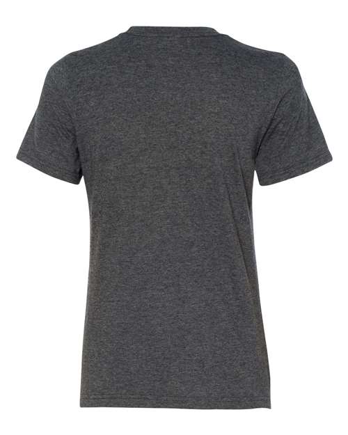Women's Softstyle® Lightweight T-Shirt - Heather Dark Grey Back