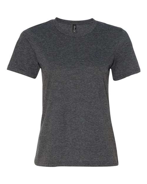 Women's Softstyle® Lightweight T-Shirt - Heather Dark Grey Front