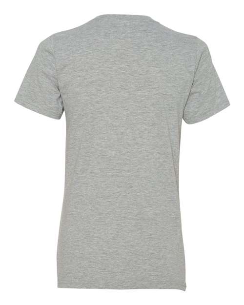 Women's Softstyle® Lightweight T-Shirt - Heather Grey Back