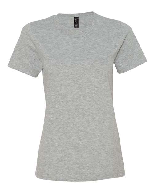Women's Softstyle® Lightweight T-Shirt - Heather Grey Front