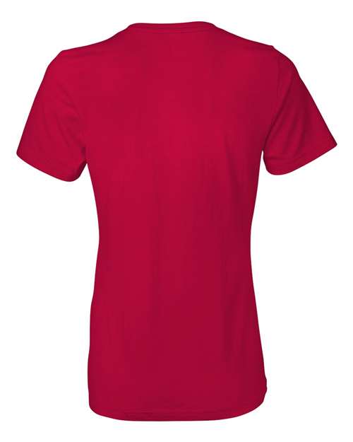 Women's Softstyle® Lightweight T-Shirt - True Red Back