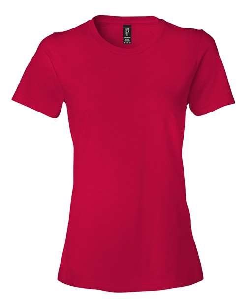 Women's Softstyle® Lightweight T-Shirt - True Red Front