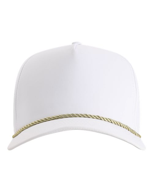 The Wrightson Cap - White/ Metallic Gold Front