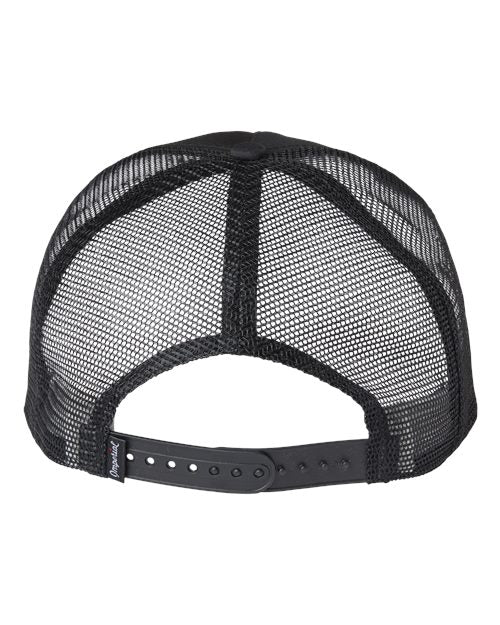 The Rabble Rouser Cap - Black/ Black/ White Back