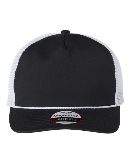 The Rabble Rouser Cap - Black/ White/ White Front