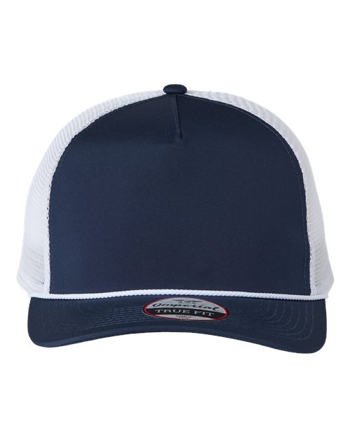 The Rabble Rouser Cap - Navy/ White/ White Front