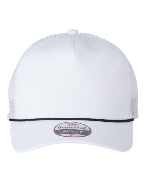 The Rabble Rouser Cap - White/ White/ Black Front