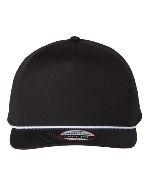 The Barnes Cap - Black/ White Front