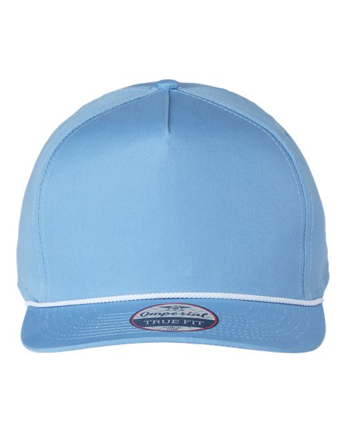 The Barnes Cap - Powder Blue/ White Front