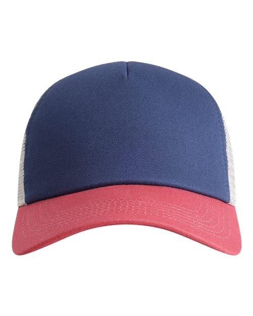 North Country Trucker Cap - Royal/ Nantucket/ Grey Front