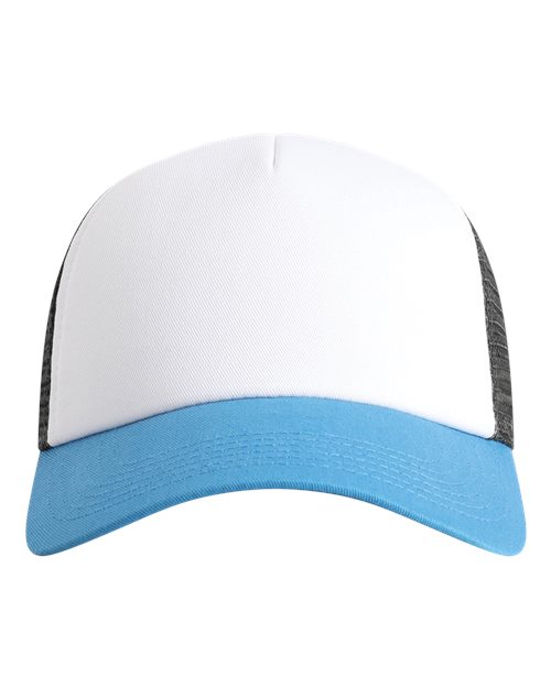 North Country Trucker Cap - White/ Nassau/ Charcoal Front