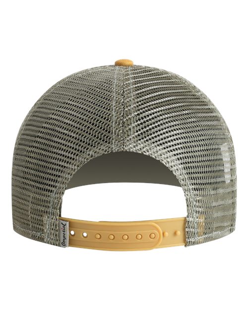 North Country Trucker Cap - White/ Wheat/ Elmwood Back