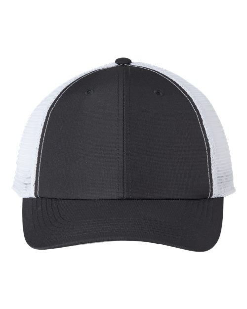 The Original Sport Mesh Cap - Black/ White Front