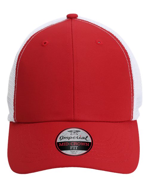 The Original Sport Mesh Cap - Cardinal/ White Front
