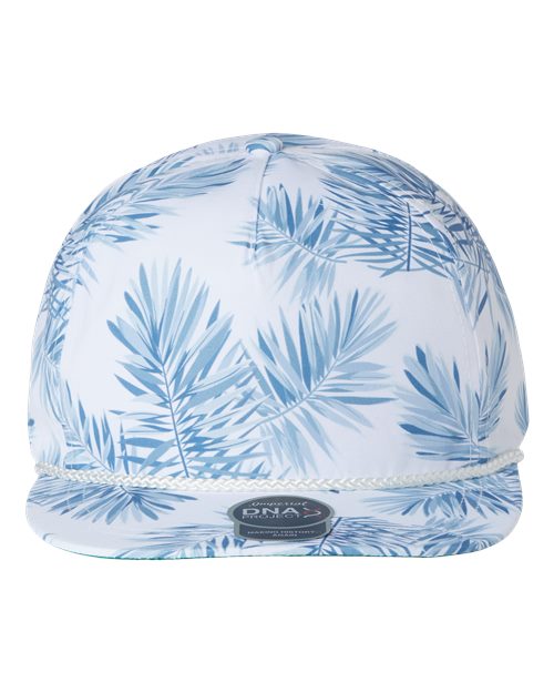 The Aloha Rope Cap - Floral Mist Front