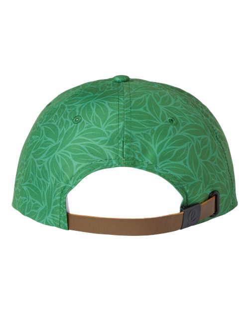 The Aloha Rope Cap - Green Floral Back
