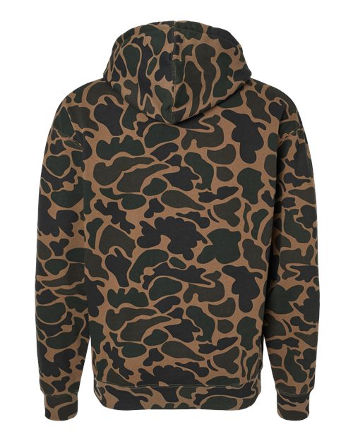 Unisex Heavyweight Hooded Sweatshirt - Duck Camo Back