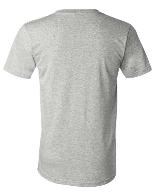 BELLA + CANVAS Unisex Heather CVC V-Neck Tee - Back