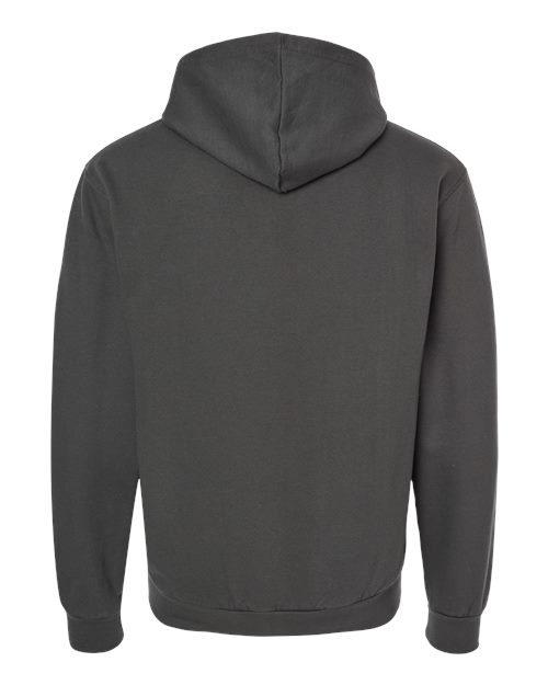 Unisex Full-Zip Hooded Sweatshirt - Charcoal Back