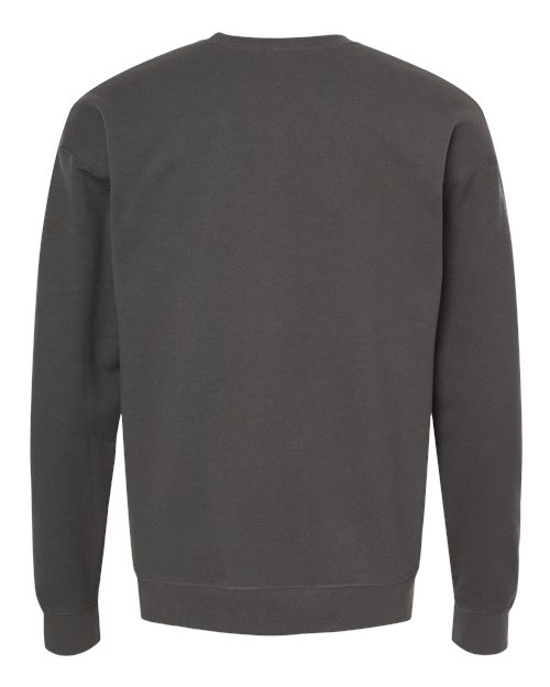 Unisex Fleece Crewneck Sweatshirt - Charcoal Back
