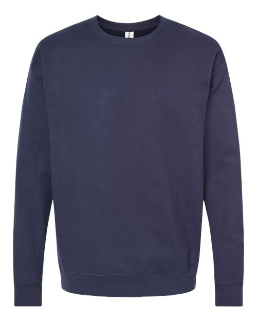 Unisex Fleece Crewneck Sweatshirt - Navy Front