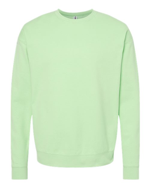 Unisex Fleece Crewneck Sweatshirt - Neo Mint Front