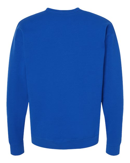 Unisex Fleece Crewneck Sweatshirt - Royal Back