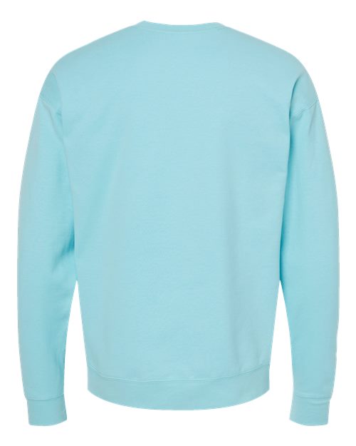Unisex Fleece Crewneck Sweatshirt - Purist Blue Back