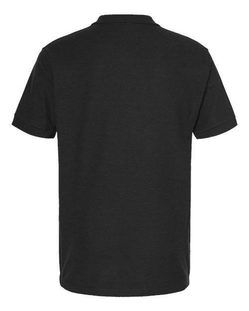 Men's 50/50 Sport Pique Polo - Black Back