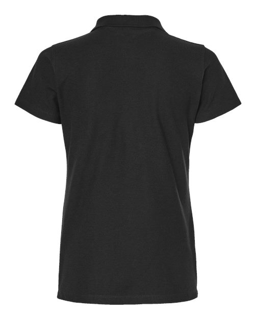 Women's 50/50 Sport Pique Polo - Black Back
