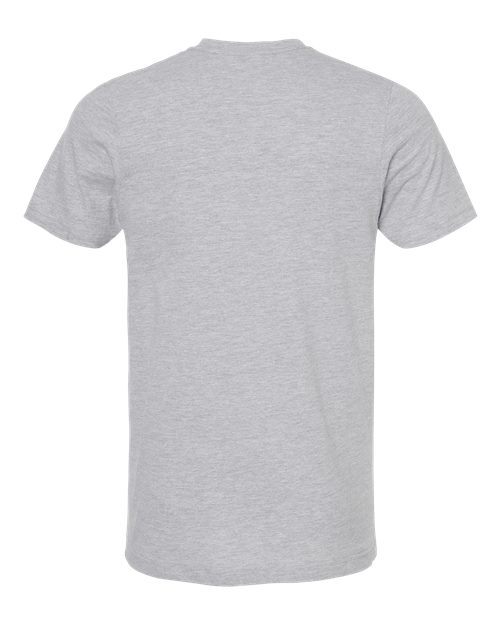 Men's Premium Cotton T-Shirt - Heather Grey Back