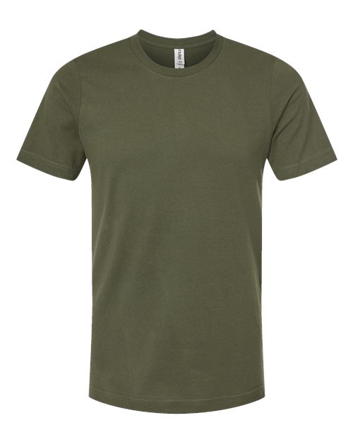 Men's Premium Cotton T-Shirt - Olive Front