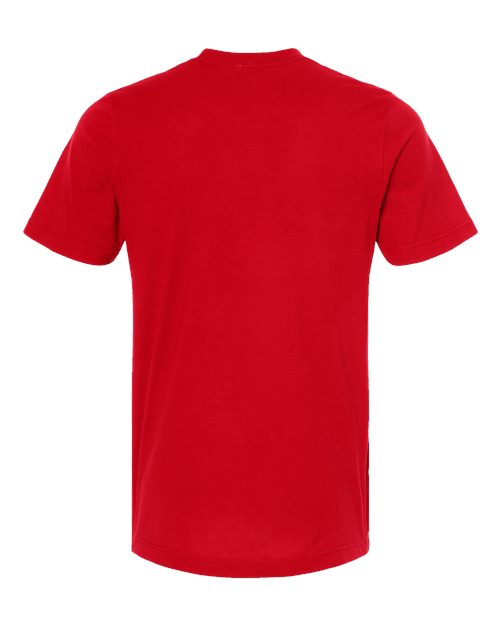 Men's Premium Cotton T-Shirt - Red Back